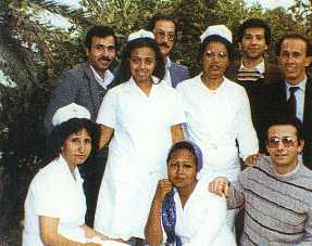 Doctors, nurses and laboratory technicians from UPMRC