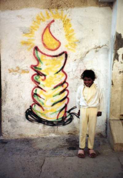 Expressions of hope in Balata Camp.