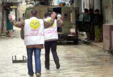 UPMRC medical volunteers parley with the IDF to reach the medical centre.